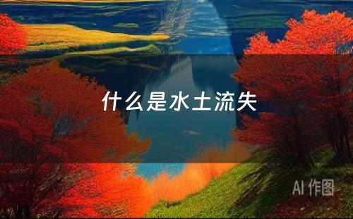  什么是水土流失