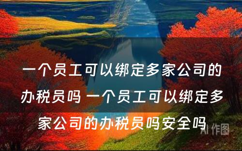 一个员工可以绑定多家公司的办税员吗 一个员工可以绑定多家公司的办税员吗安全吗