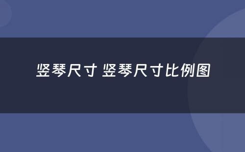 竖琴尺寸 竖琴尺寸比例图