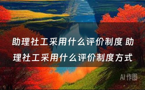 助理社工采用什么评价制度 助理社工采用什么评价制度方式