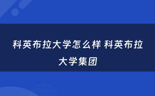 科英布拉大学怎么样 科英布拉大学集团