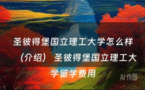 圣彼得堡国立理工大学怎么样（介绍） 圣彼得堡国立理工大学留学费用