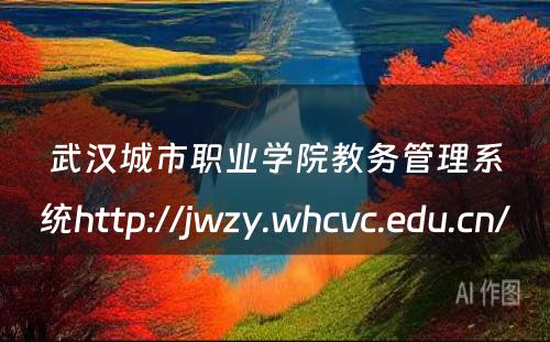 武汉城市职业学院教务管理系统http://jwzy.whcvc.edu.cn/ 