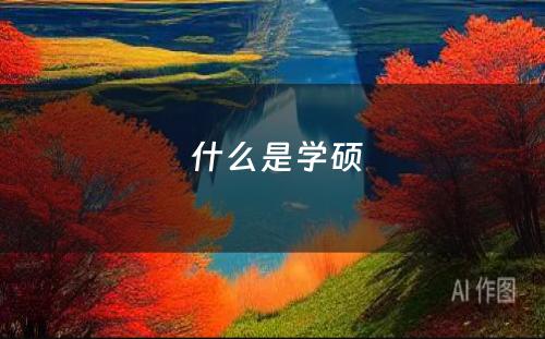  什么是学硕